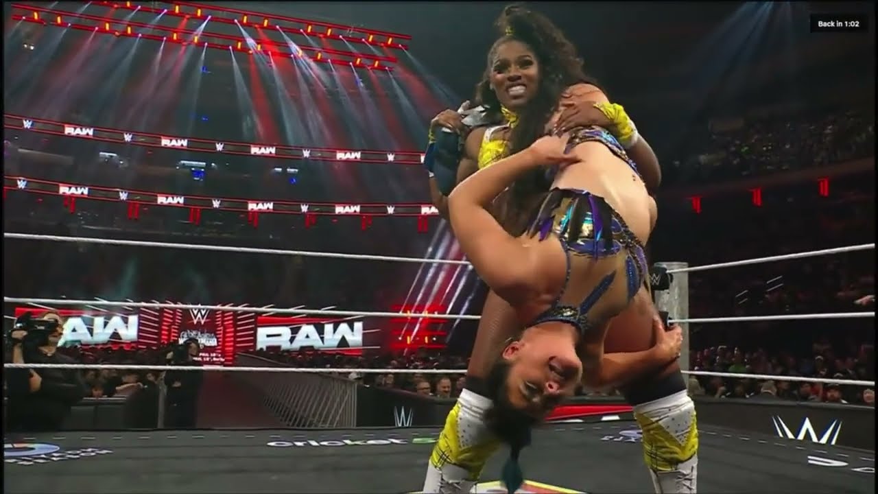 (2/2) Lyra Valkyria & Bayley vs Nia Jax & Lash Legend: Raw March 30 2026