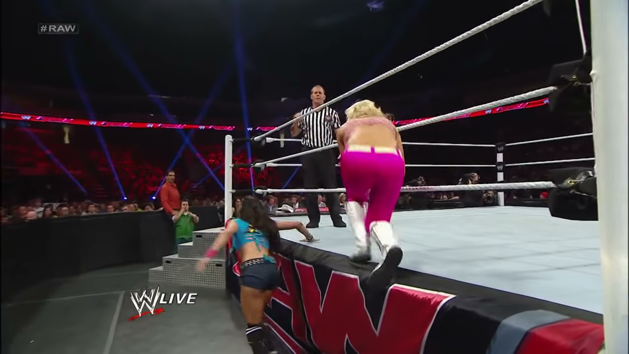 AJ Lee vs. Natalya: Raw, May 13, 2013 background