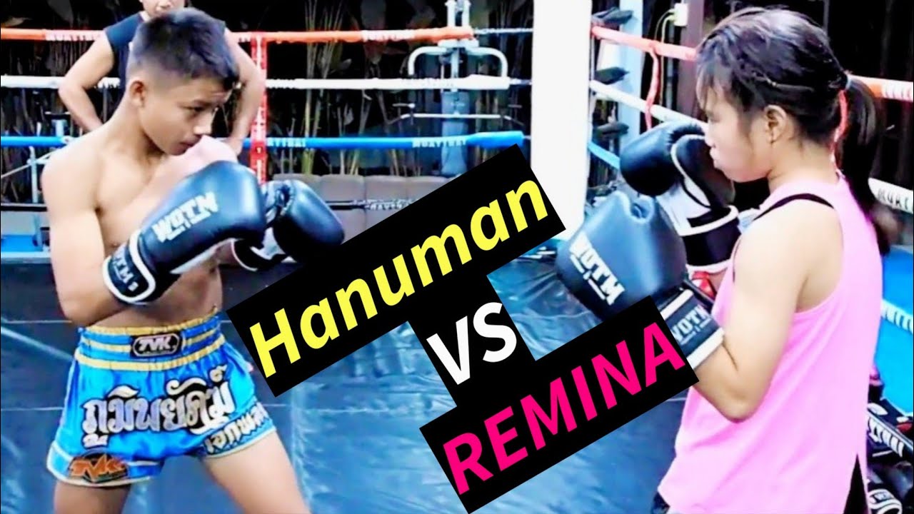 เรมินะมาในรูปแบบมวยสากลอาชีพจ้าREMINAvsHanuman!【Boxing】スパーリング！！ボクシングver.! background