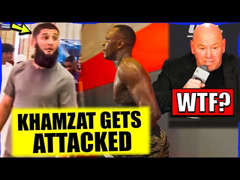 Khamzat Chimaev Gets CONFRONTED by Israel Adesanya's Team HOURS BEFORE Joe Pyfer Fight, Dana REACTS!