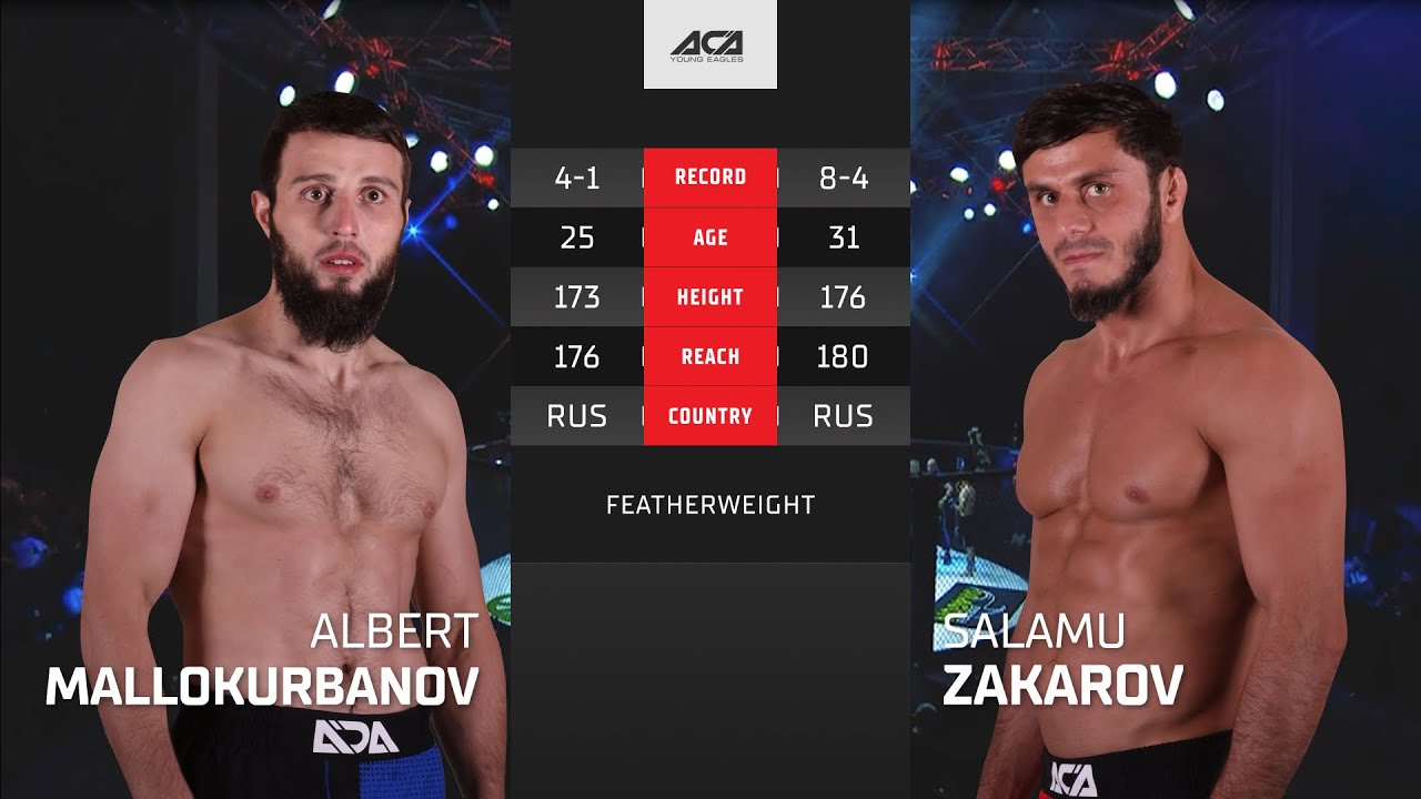 Альберт Маллокурбанов vs. Саламу Закаров | Albert Mallokurbanov vs. Salamu Zakarov | ACA YE 41