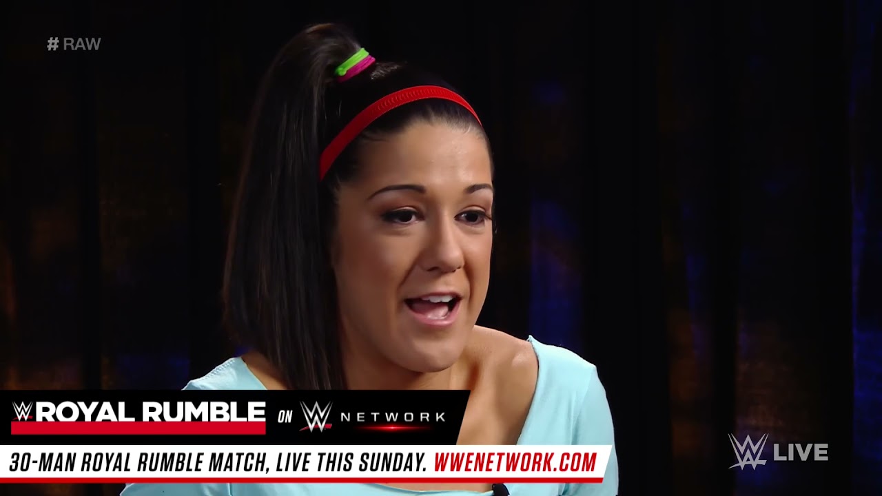Bayley vows to make Charlotte Flair a believer at Royal Rumble: Raw, January 23, 2017 background