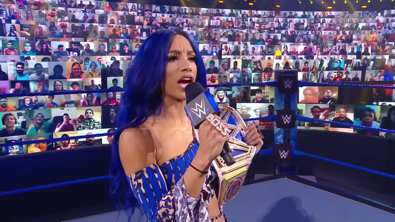 Carmella once again attacks Sasha Banks: SmackDown, November 13, 2020 background