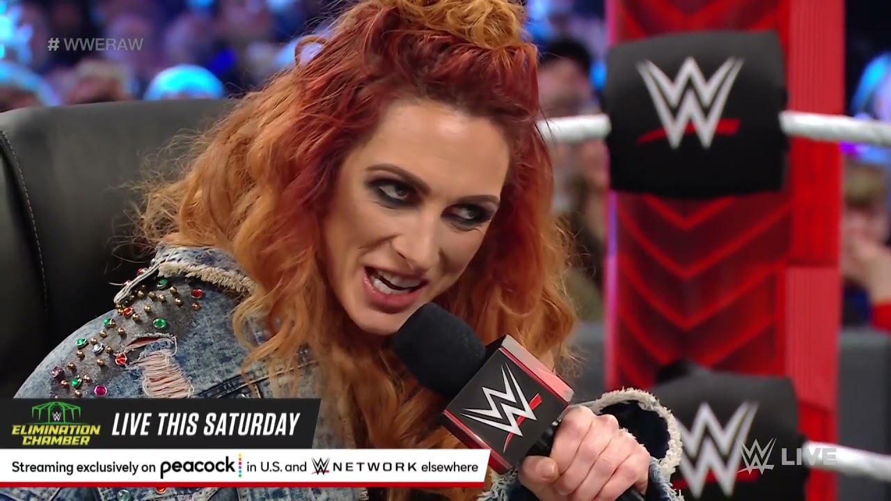 Becky Lynch & Lita sign the contract for Raw Women’s Championship Match: Raw, February 14, 2022 backdrop