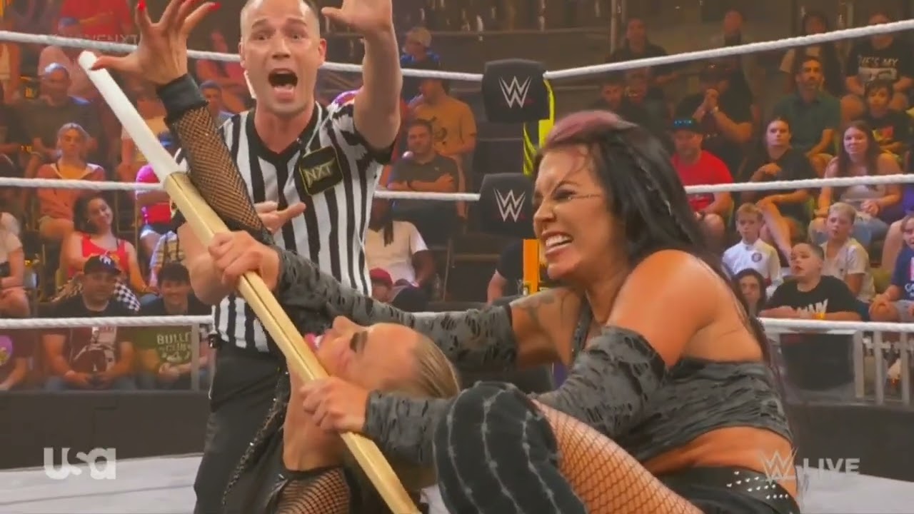 WWE NXT DANA BROOKE VS CORA JADE 07/25/23 background