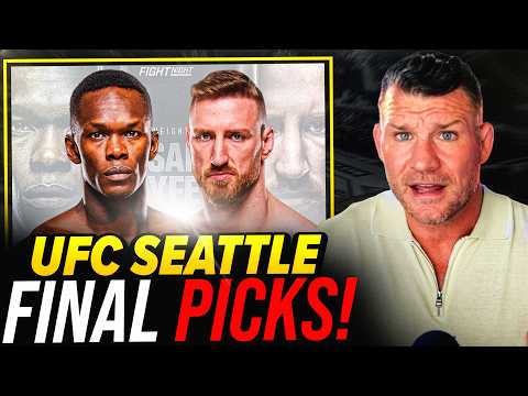 'WHO WINS?!' BISPING picks UFC Seattle: Adesanya vs Pyfer | FINAL PREDICTIONS