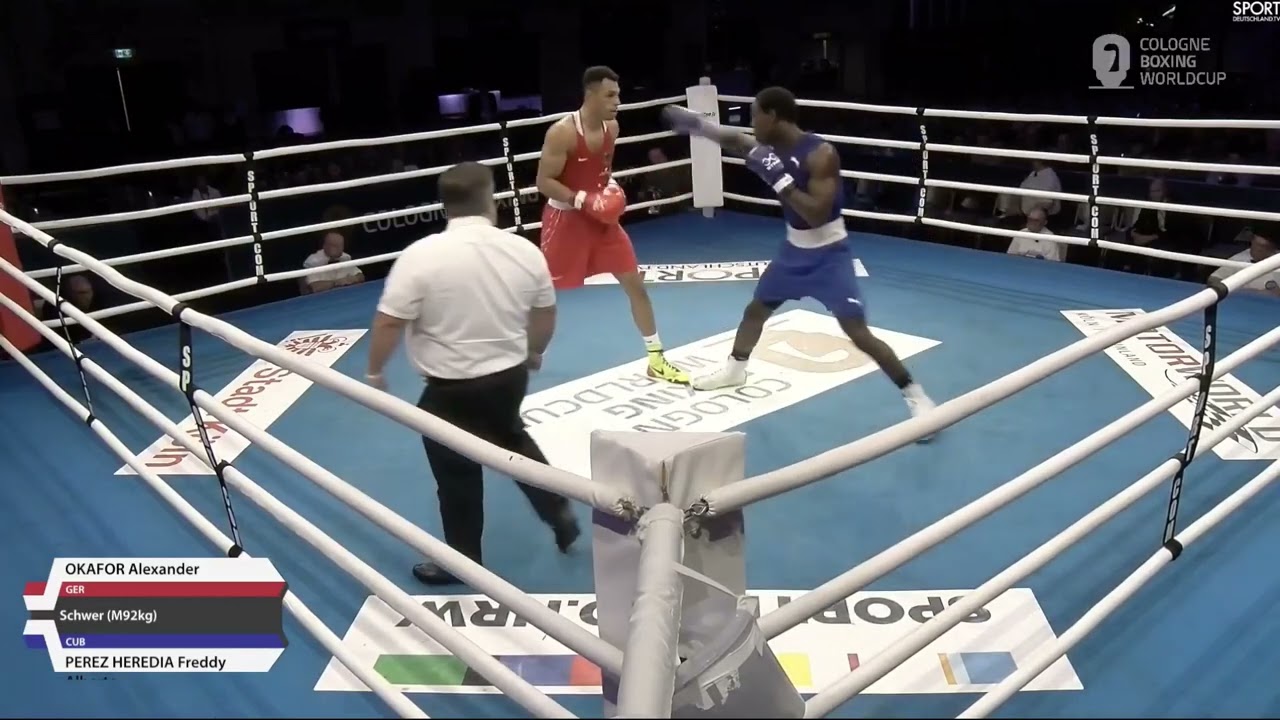 Freddy Pérez (CUB) vs. Alexander Okafor (GER) Cologne World Cup 2022 SF's (92kg)