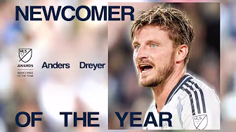 San Diego FC's Anders Dreyer Named MLS Newcomer of the Year!