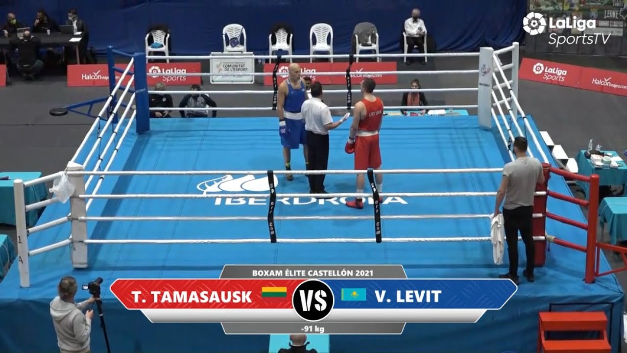 Vassiliy Levit (KAZ) vs. Tadas Tamasauskas (LTU) Boxam Tournament 2021 SF’s (91kg) background