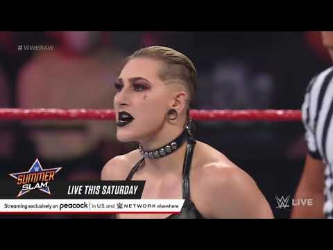 Nia Jax & Charlotte Flair vs. Rhea Ripley & Nikki A.S.H.: Raw, August 16, 2021 background