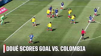 Desiré Doué scores his first goal with the French national team | ESPN FC