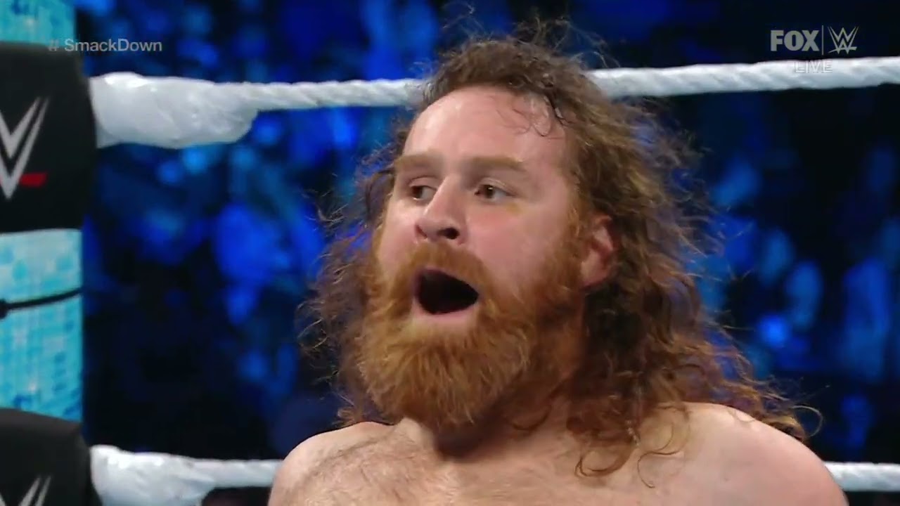 WWE SMACKDOWN SAMI ZAYN VS SHINSUKE NAKAMURA 05/06/22 background