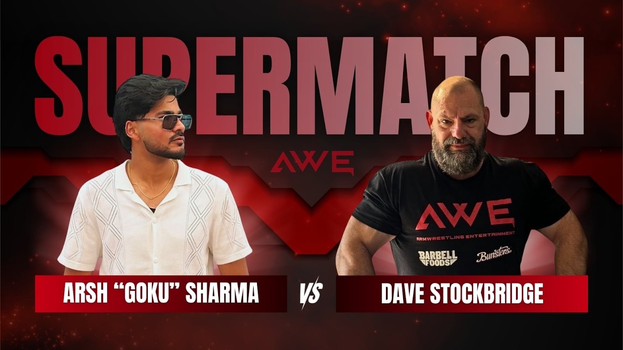 Rising Star vs Company Owner - AWE Arm Wrestling Supermatch!