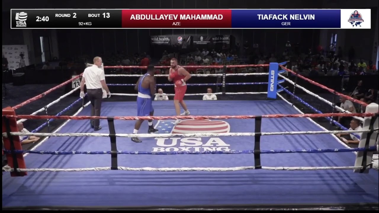 Nelvie Tiafack (GER) vs. Mahammad Abdullayev (AZE) International Invitational 2022 (92+kg)