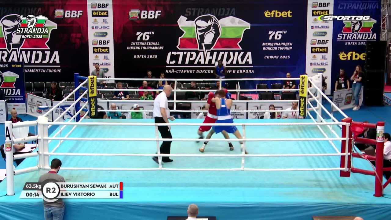 Viktorio Iliev (BUL) vs. Sewak Burushyan (AUT) Strandja Tournament 2025 QF's (63kg)