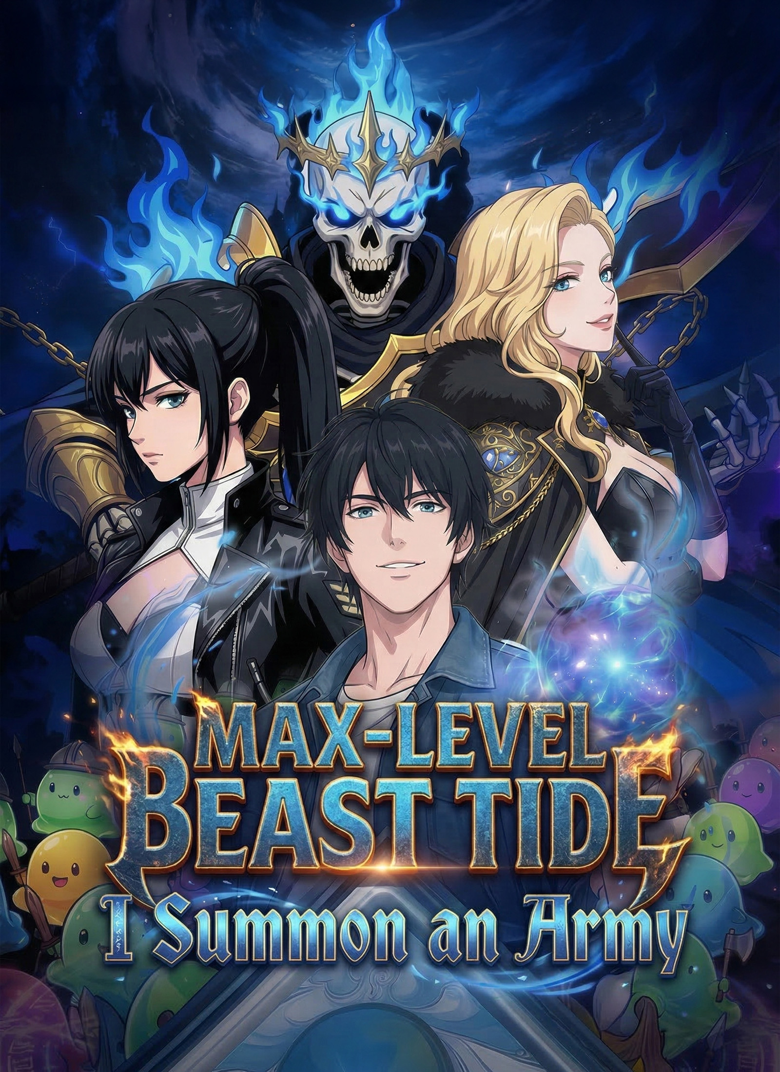Max-Level Beast Tide: I Summon an Army poster - similar to She Has Three Lovers