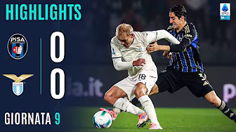 PISA-LAZIO 0-0 | HIGHLIGHTS | 9ª GIORNATA | SERIE A ENILIVE 2025/26