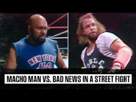 Randy Savage and Bad News Brown throw down in Street Fight: From the WWE Vault