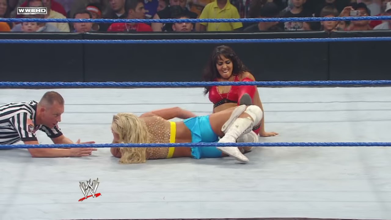 Layla vs. Tiffany: WWE Superstars, August 05, 2010 background