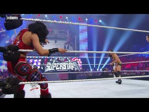 Melina vs. Tamina Snuka: WWE Superstars, February 03, 2011 background