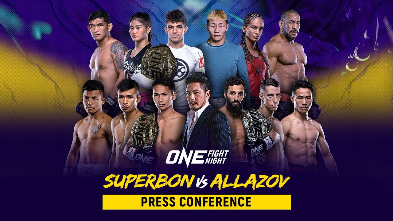 ONE Fight Night 6: Superbon vs. Allazov | Official Press Conference background