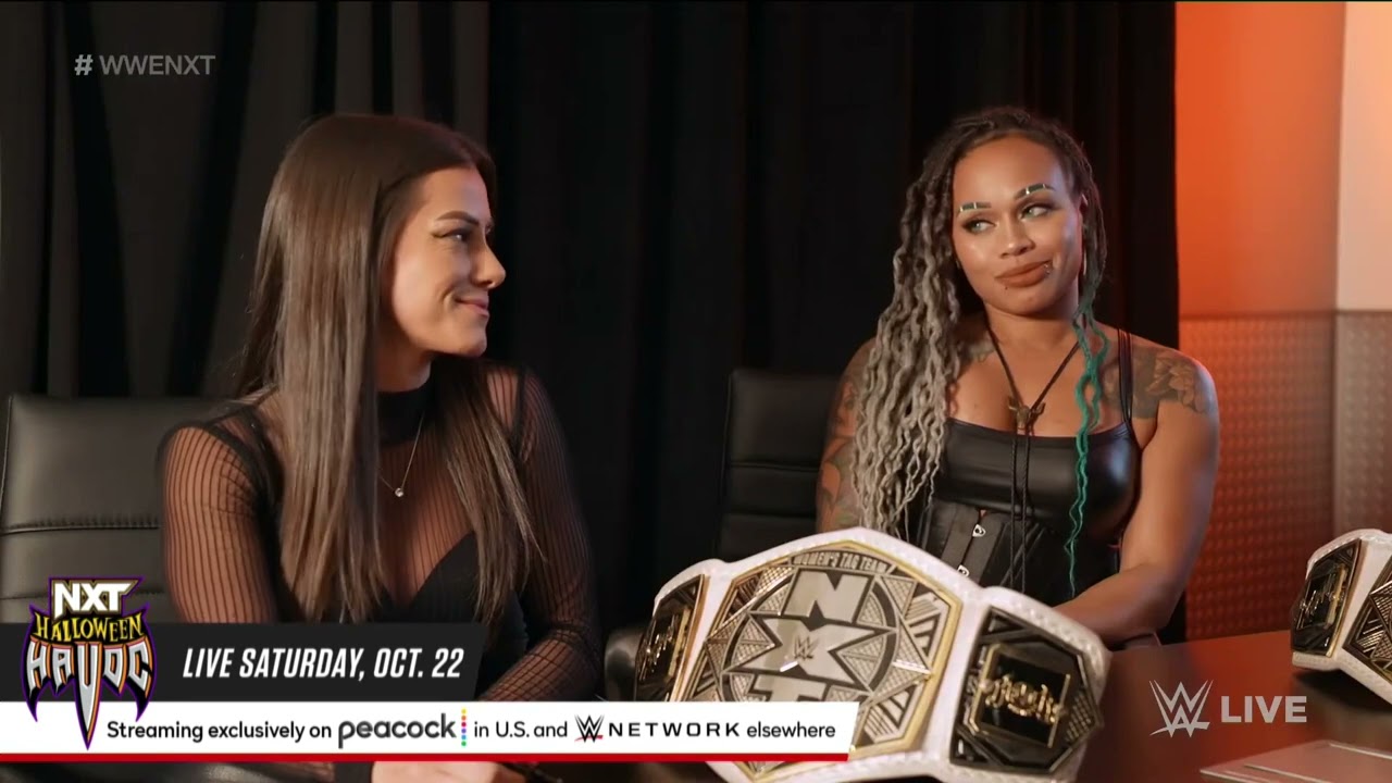 Katana Chance & Kayden Carter set showdown with Zoey Stark & Nikkita Lyons: WWE NXT, Oct. 18, 2022