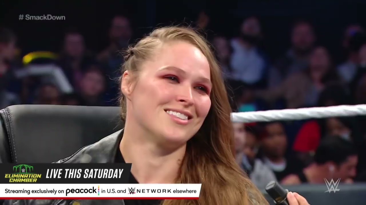 Rousey agrees to compete with one arm tied at WWE Elimination Chamber: SmackDown, February 18, 2022
