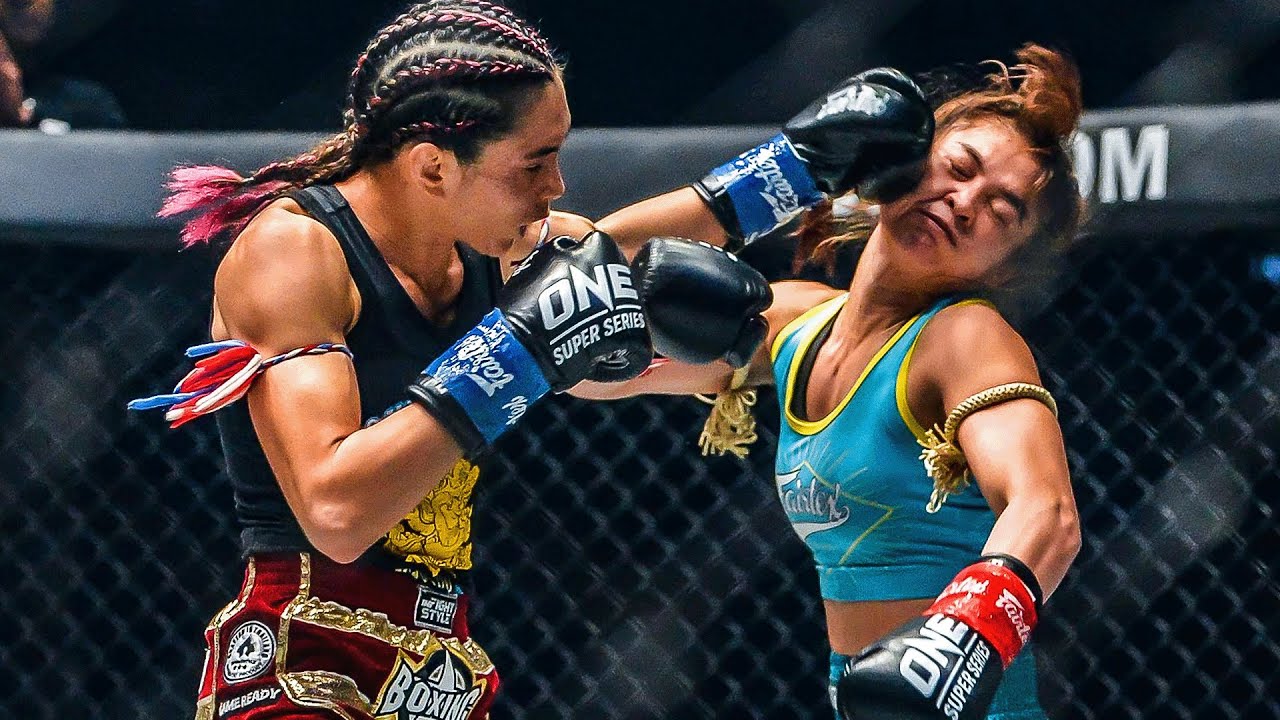 HEATED RIVALRY π€π₯ Janet Todd vs. Stamp Fairtex I & II background