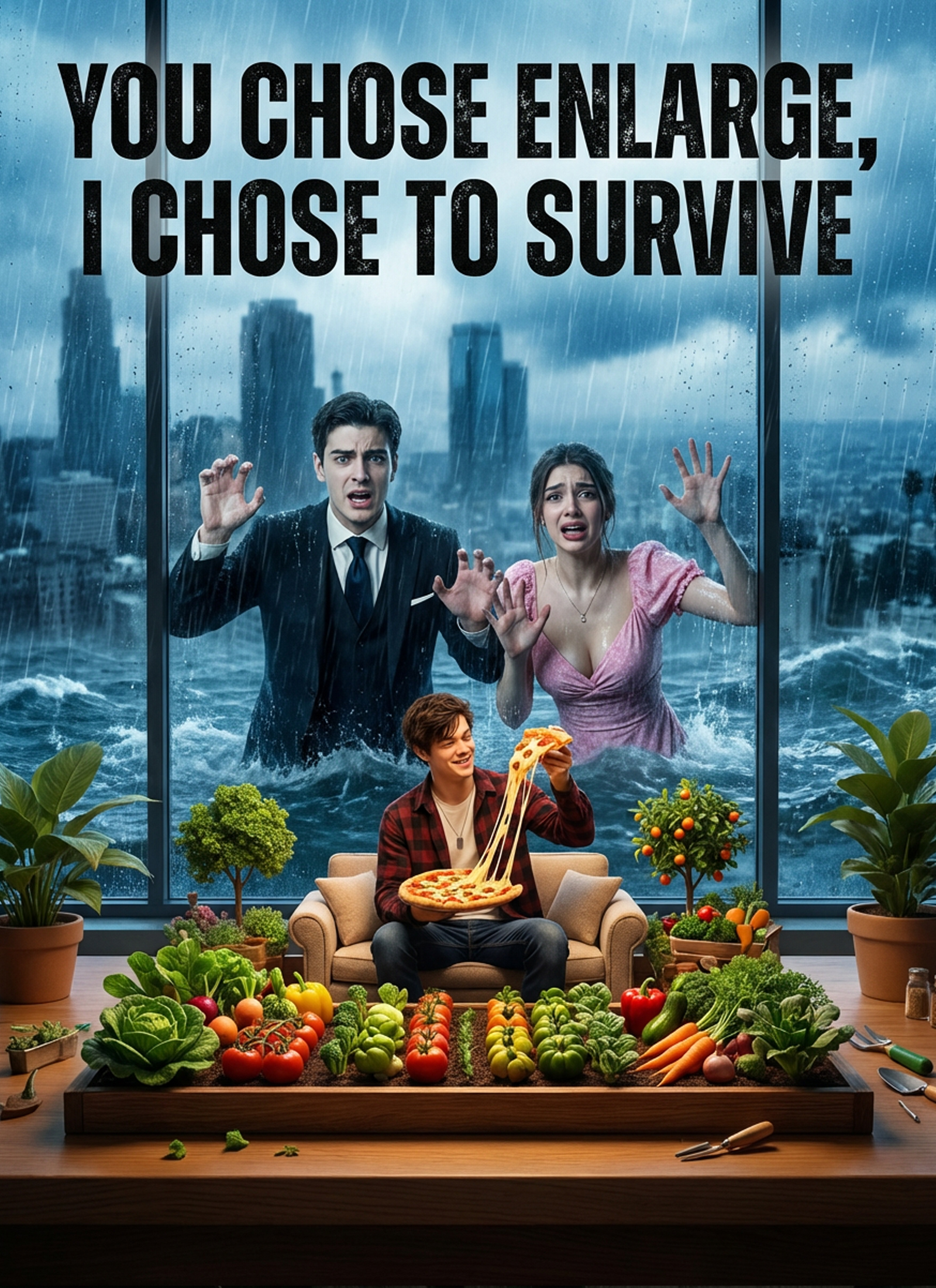 You Chose Enlarge, I Chose to Survive poster