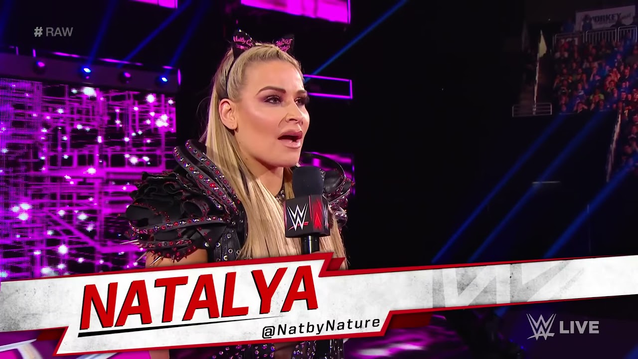 Natalya vs. Nia Jax: Raw, March 11, 2019 background
