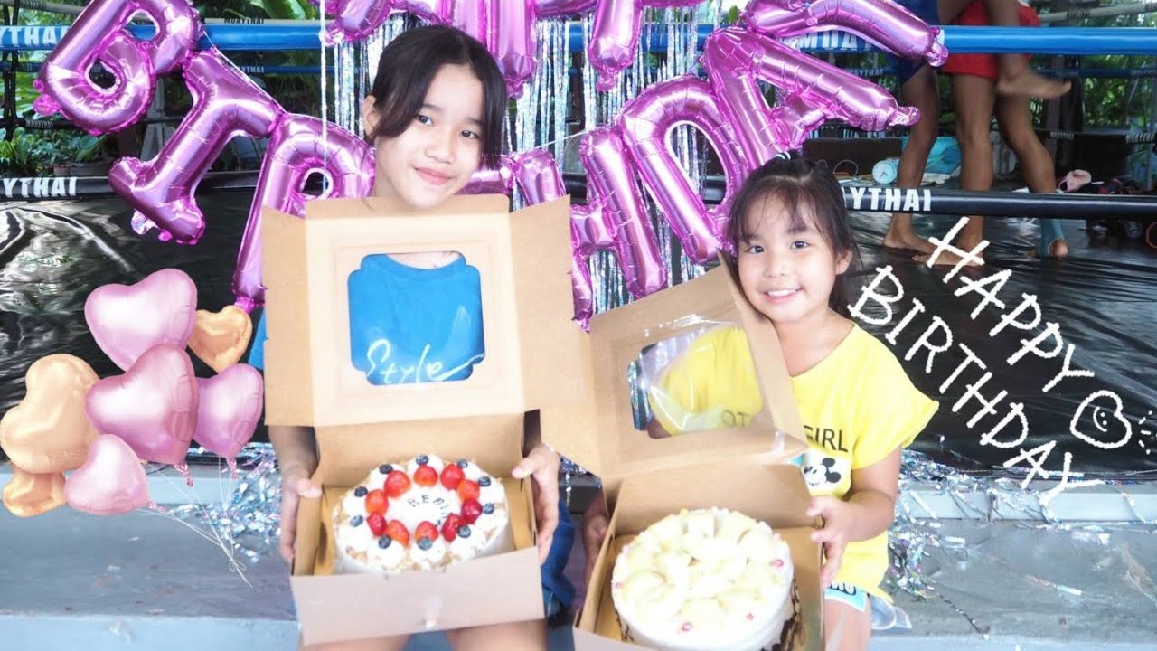 รีนะ.เรมินะจัดวันเกิดพร้อมกันจันจ้าH.B.D!Party!REMINA&RIINA! background