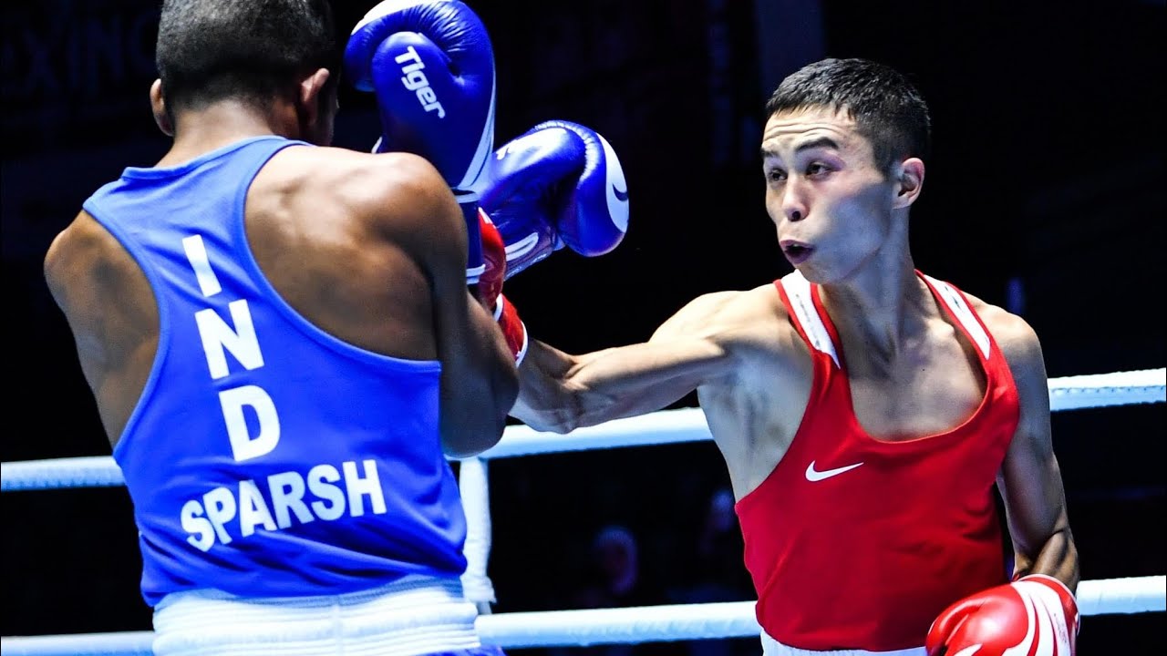 Saken Bibossinov (KAZ) vs. Sparsh Kumar (IND) Asian Championships 2022 (51kg)