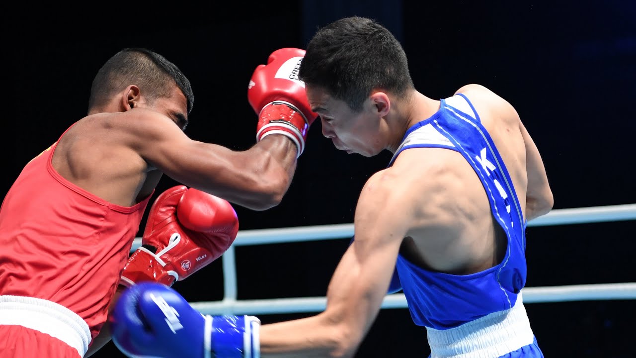 Saken Bibossinov (KAZ) vs. Lasindu Eranda (SRI) ASBC Asian Championships 2021 (52kg)
