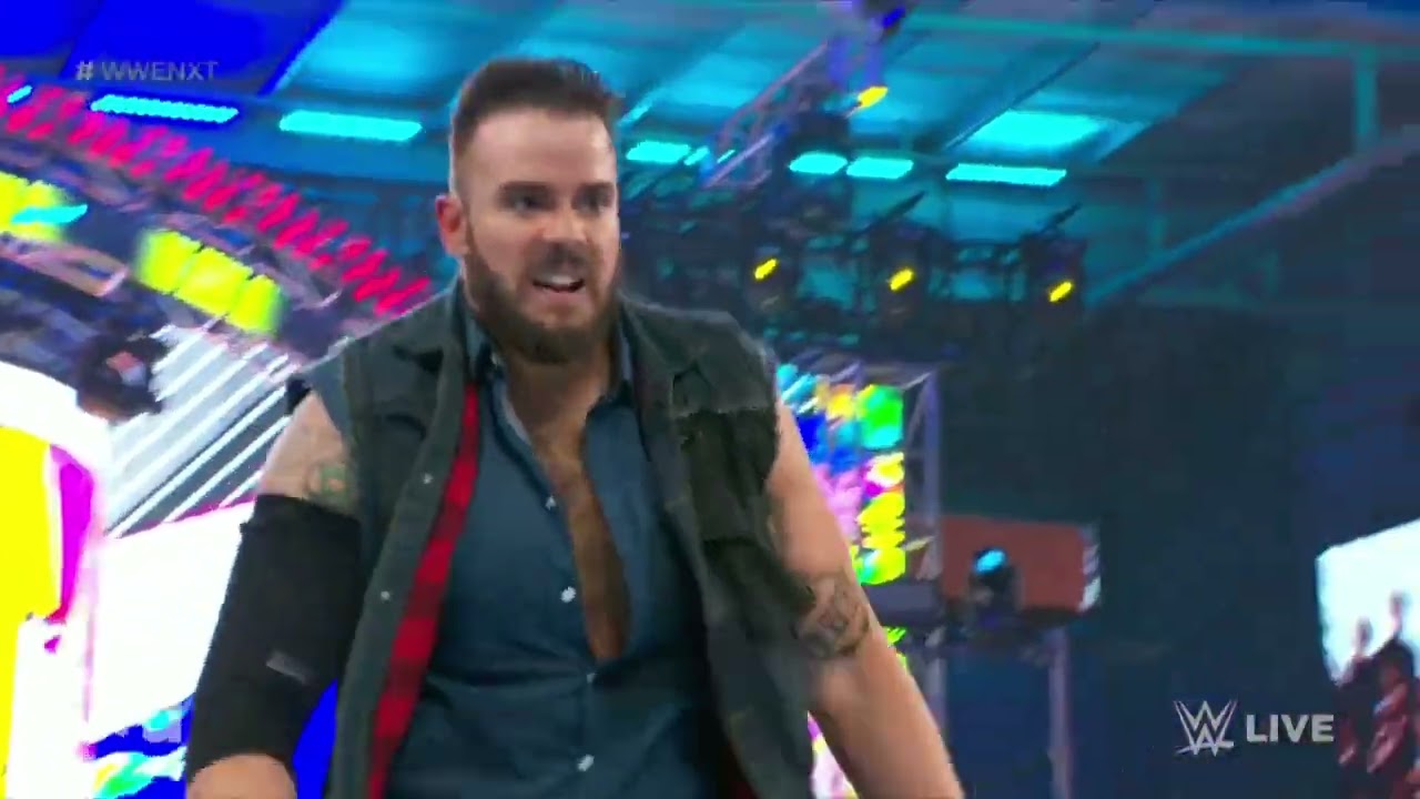 WWE NXT 2.0 VON WAGNER VS JOSH BRIGGS 06/07/22 background