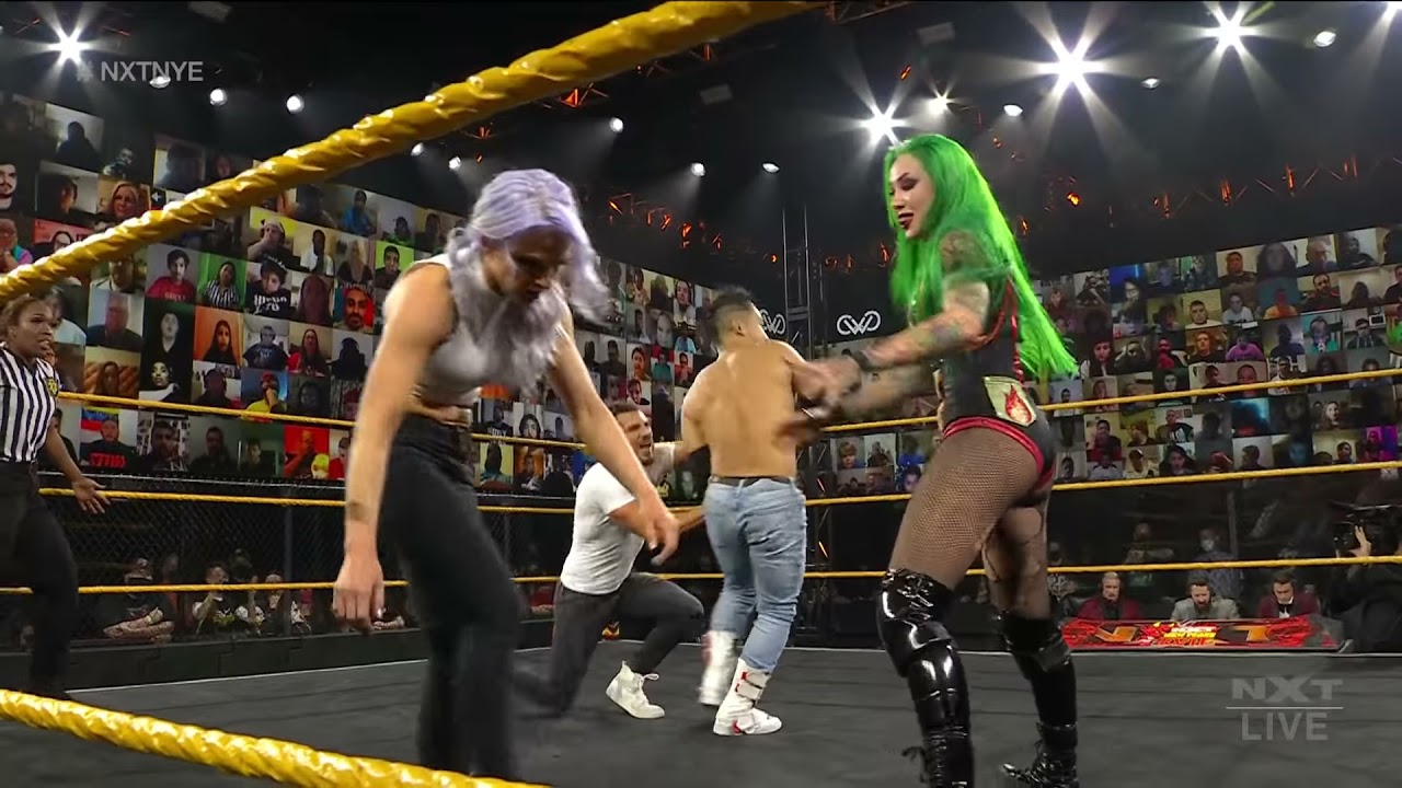 Blackheart & Kushida vs. LeRae & Gargano – Mixed Tag-Team Match: NXT New Year’s Evil 2021