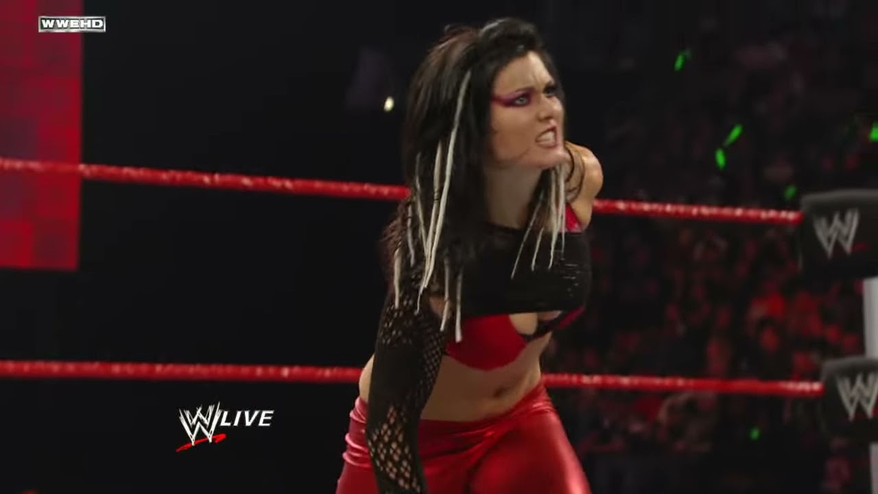 Eve Torres vs. Katie Lea Burchill - Divas Title Tournament First-Round Match: Raw, Jan. 11, 2010 background