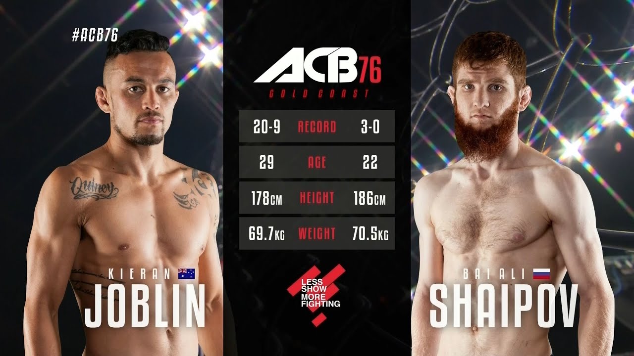 Киран Джоблин vs. Бай-Али Шаипов | Kieran Joblin vs. Bai-Ali Shaipov | ACB 76