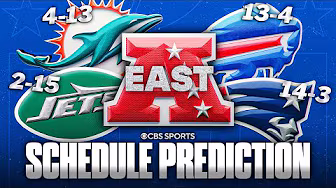 Predicting the Remaining Schedules for EVERY AFC East team: Patriots, Bills, Dolphins, and Jets ✅