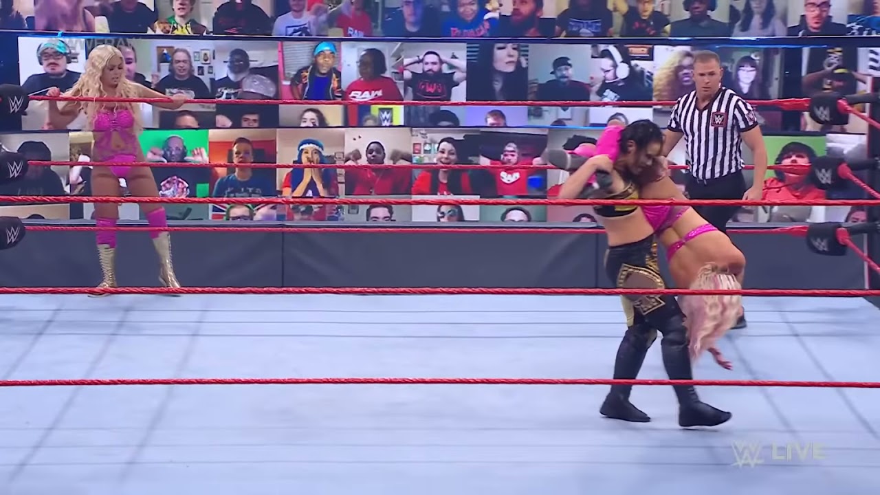 Shayna Baszler & Nia Jax vs. Dana Brooke & Mandy Rose: Raw, April 12, 2021