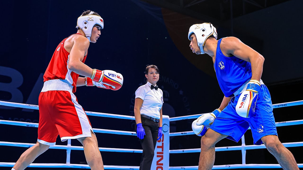 Levi Barnes (ENG) vs. Javokhir Ummataliev (UZB) IBA Youth World Championships 2022 SF’s (67kg) background