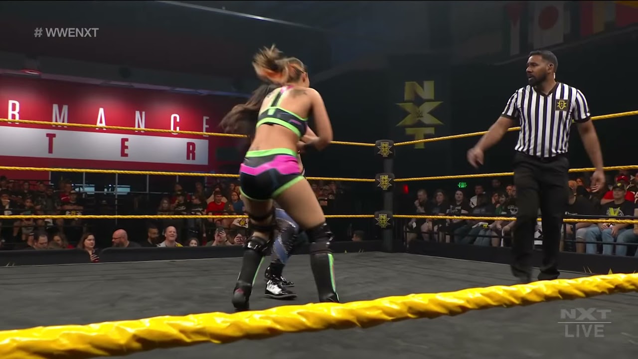 Tegan Nox vs. Deonna Purrazzo - No. 1 Contender’s Ladder Qualifying Match: WWE NXT, Mar. 11, 2020 background