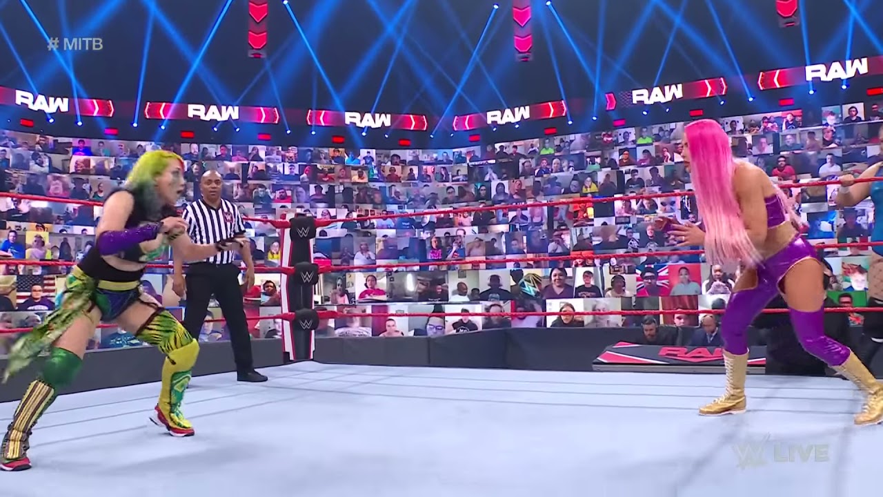 Naomi & Asuka vs. Doudrop & Eva Marie – Money in the Bank Qualifying Match: Raw, June 21, 2021