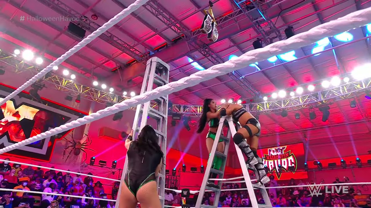 NXT Women's Tag Team Championships Triple Threat Ladder Match: NXT Halloween Havoc, October 26, 2021 background
