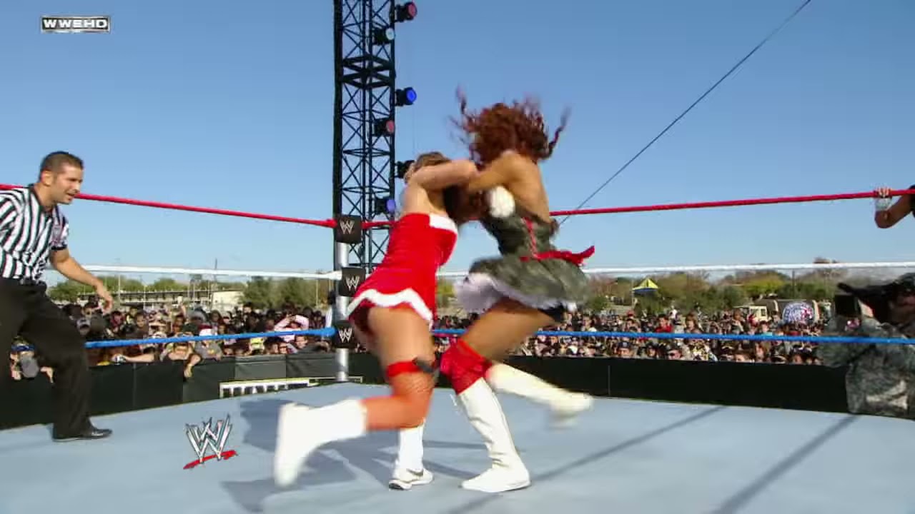 The Bella Twins, Natalya & Kelly Kelly vs. Melina, Alicia Fox & Lay-Cool: Tribute to the Troops 2010
