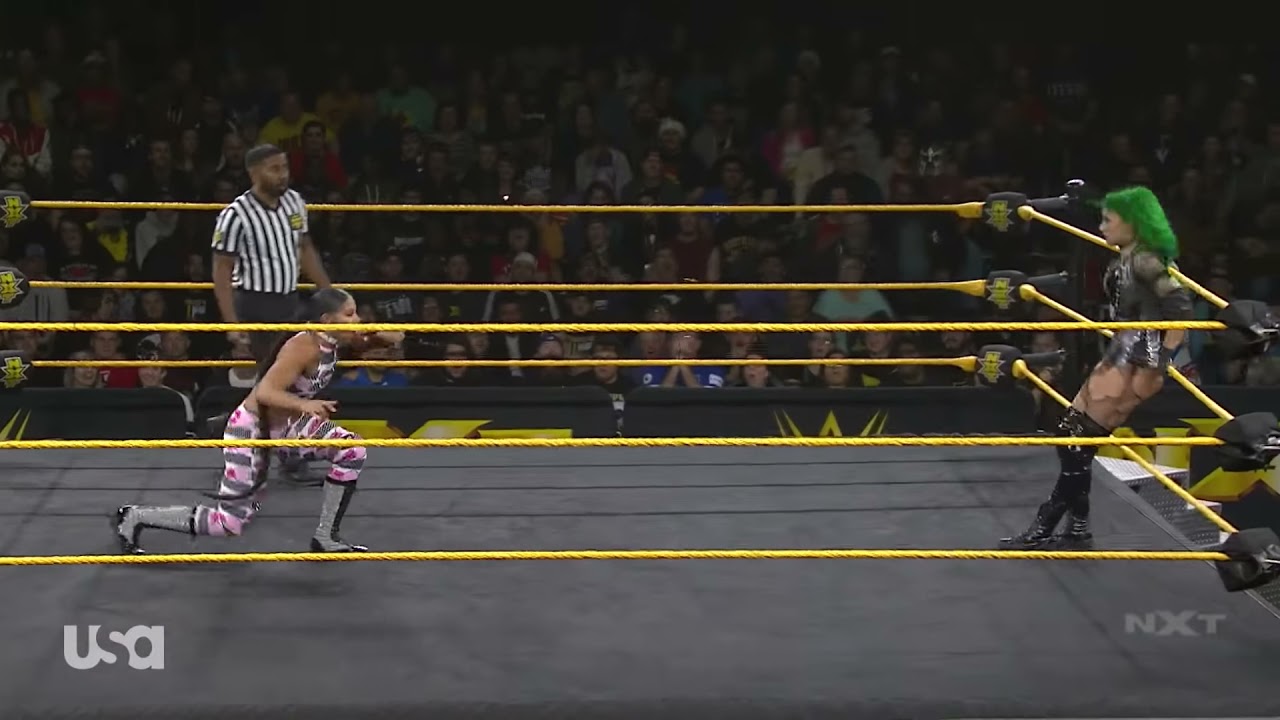 Bianca Belair vs. Shotzi Blackheart: NXT, Dec. 25, 2019 background