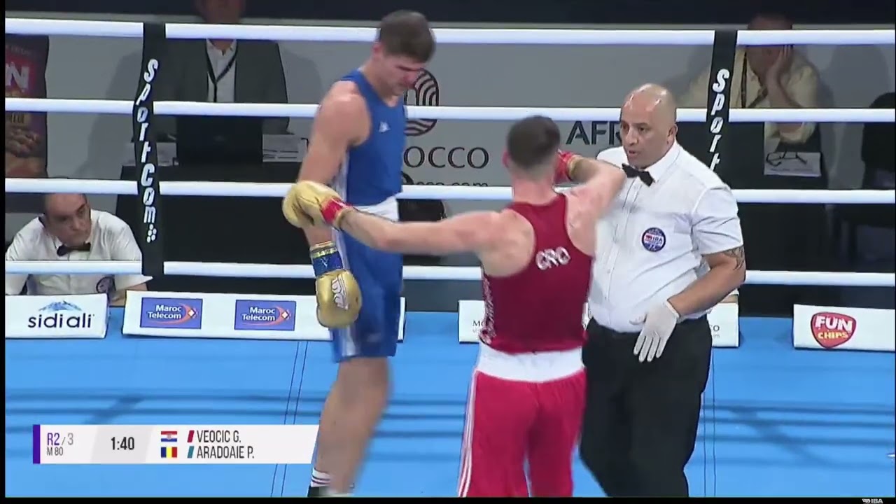 Gabrijel Veočić (CRO) vs. Andrey Aradoaie (ROU) Golden Belt Tournament 2023 (80kg) background