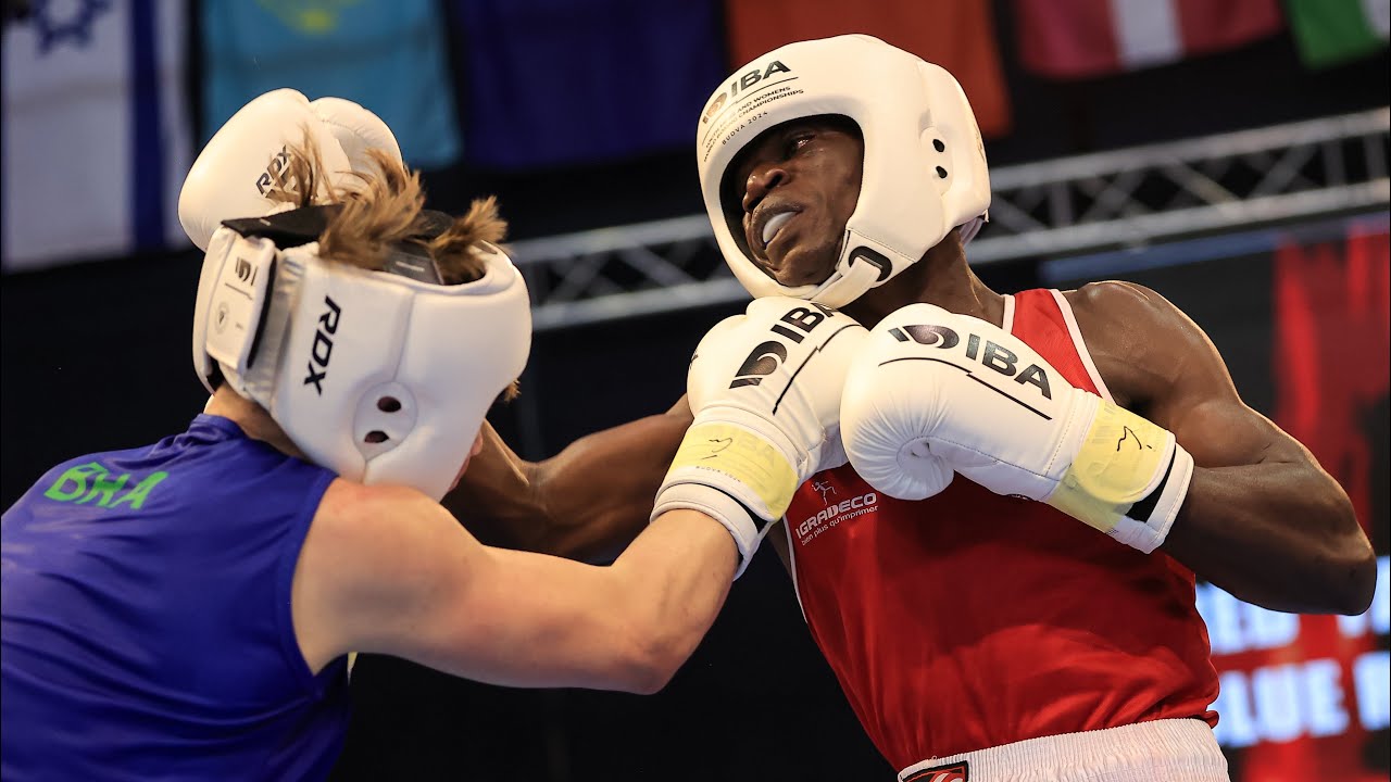Espoir Yanfu (COD) vs. Cristiano Rodrigues (BRA) IBA Youth World Championships 2024 (67kg) background