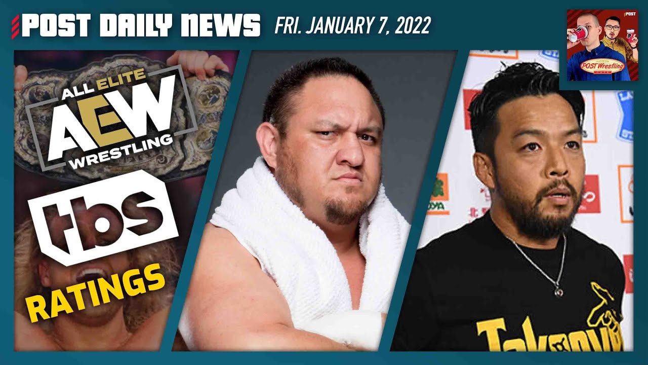 Samoa Joe released, AEW-TBS ratings, KENTA injured | POST News 1/7 background