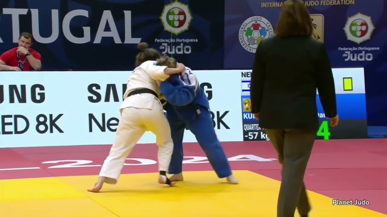 Timna NELSON LEVY 🇮🇱 🆚️ Daria KURBONMAMADOVA 🇷🇺 | четвертьфинал/-57кг | Гран При Португалия 2024