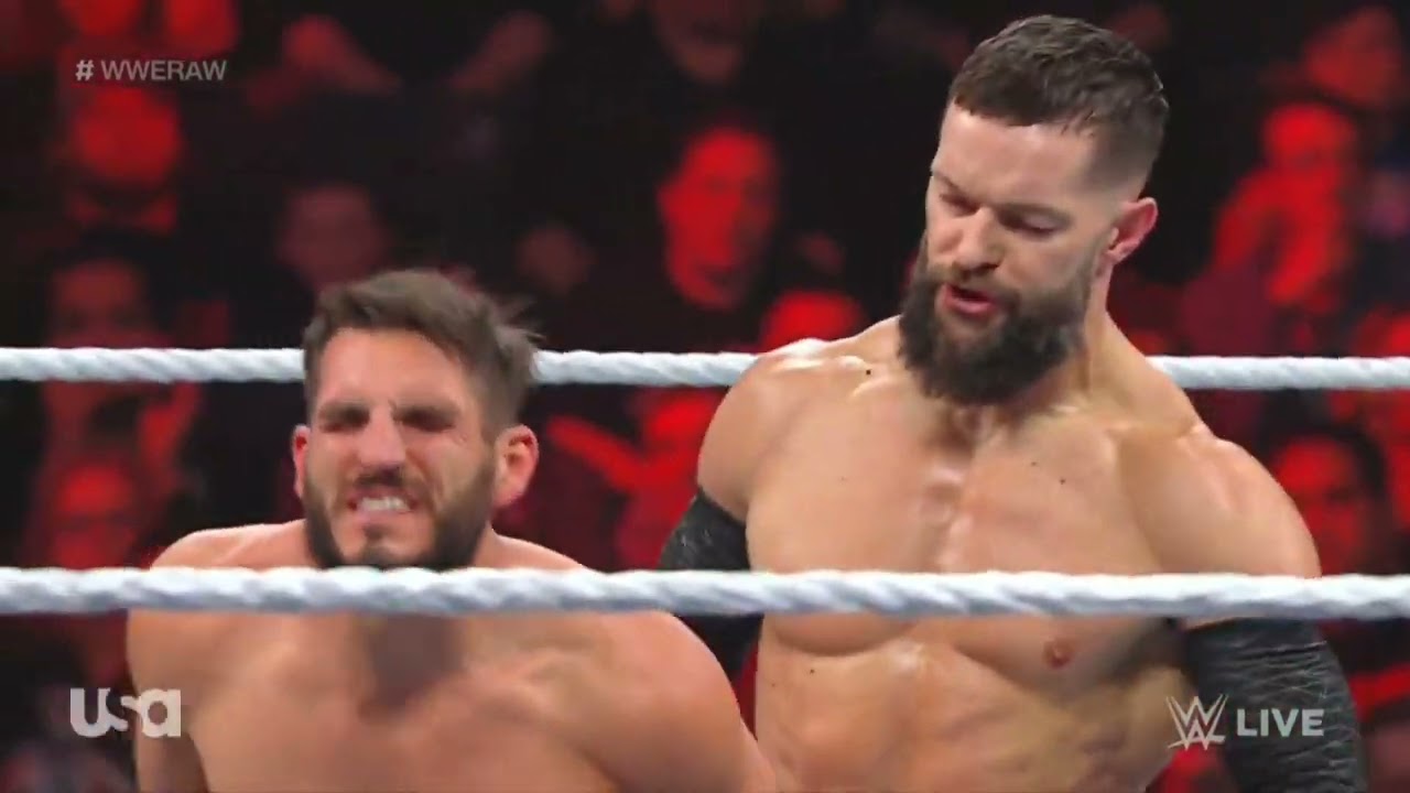 WWE RAW FINN BALOR VS JOHNNY GARGANO 03/06/23 background